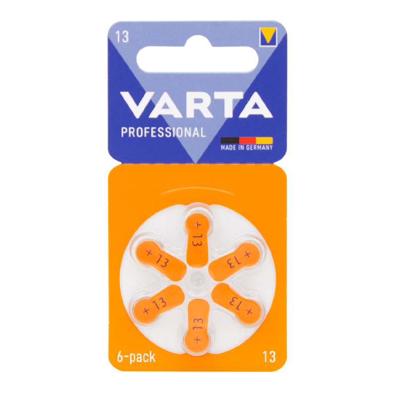 M0745-VARTA 13 NO KULAKLIK PİLİ 6'LI PAKET